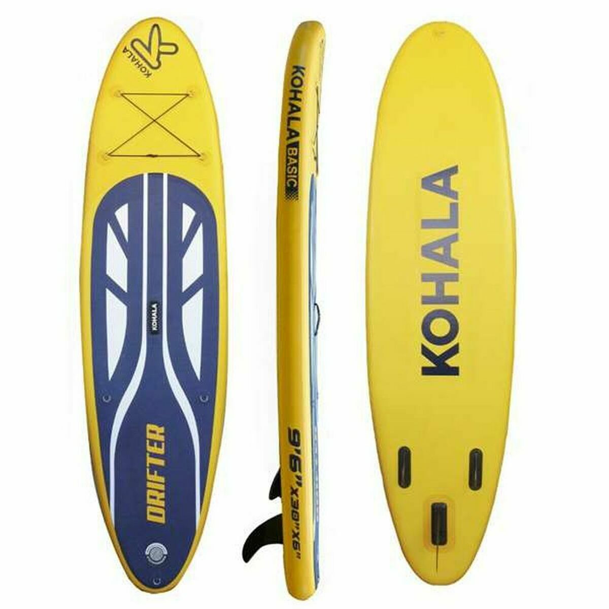 Kohala Drifter Yellow,  Inflatable Paddle Surf Board with Accessories