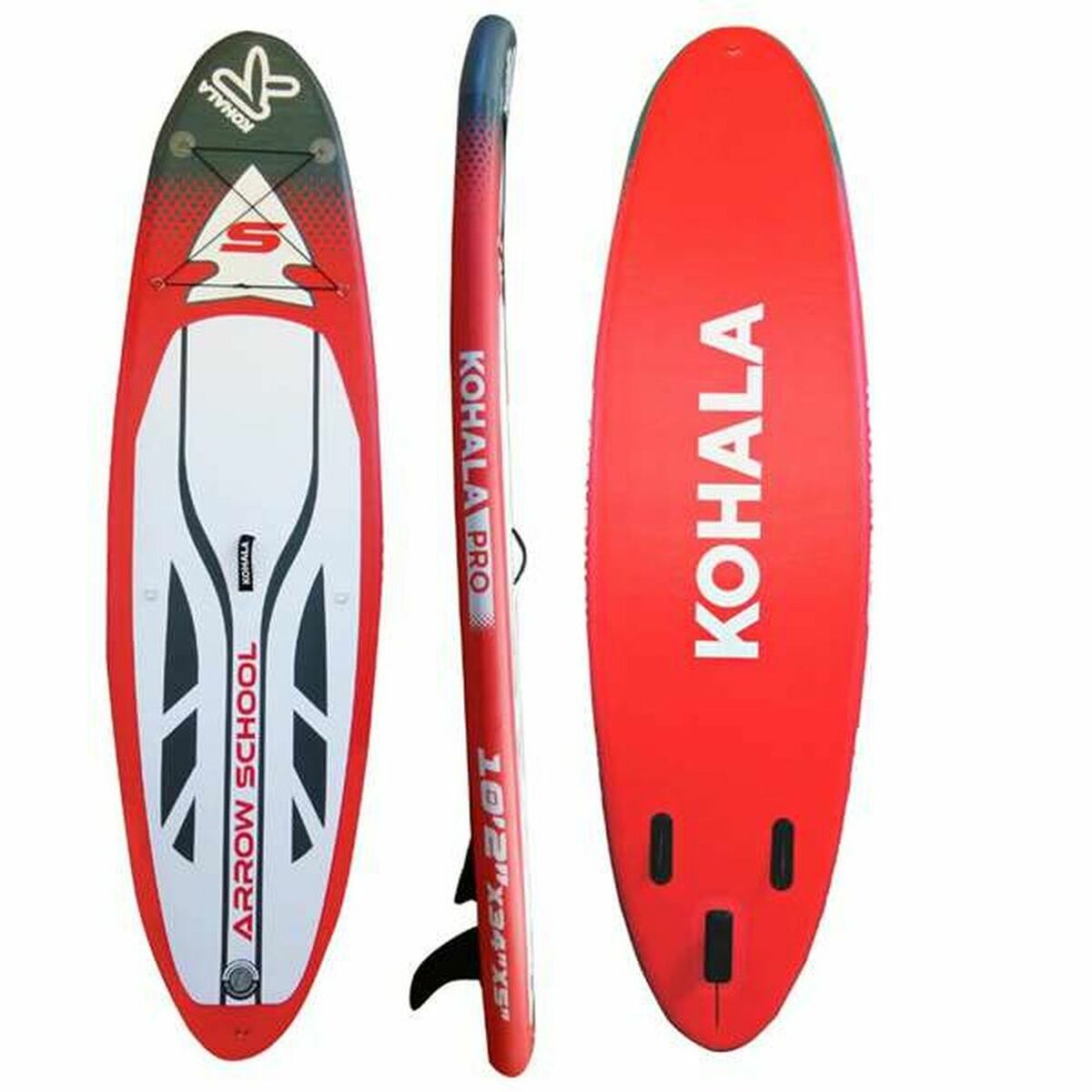 Paddle Surf Board Kohala Arrow School Red 15 PSI 310 x 84 x 12 cm (310 x 84 x 12 cm)
