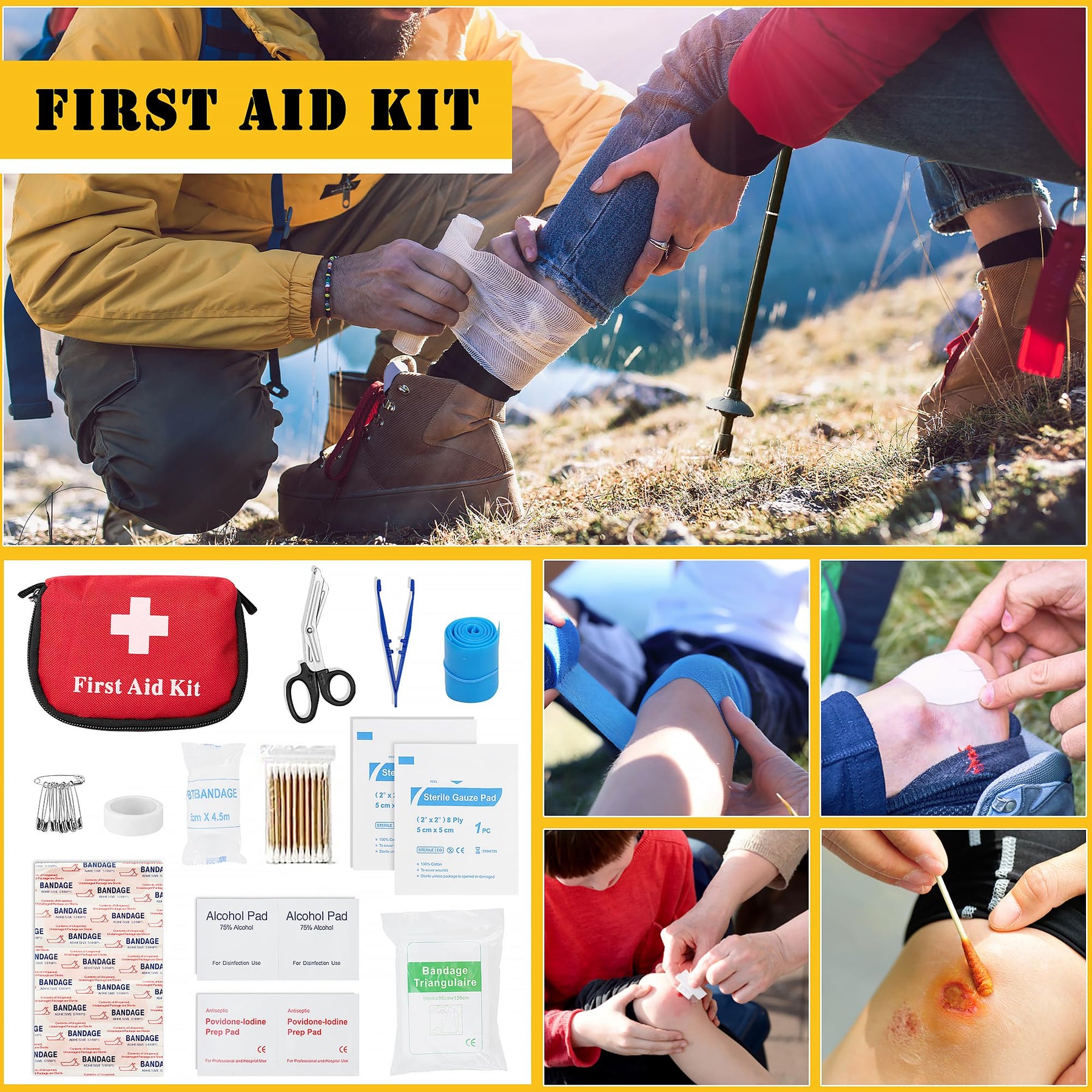 Professional Camping Survival Kit 99 piece