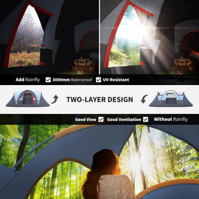 Outsunny Family  Dome Camping Tent