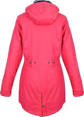 Regenliebe Ladies’ Raincoat with Striped Lining