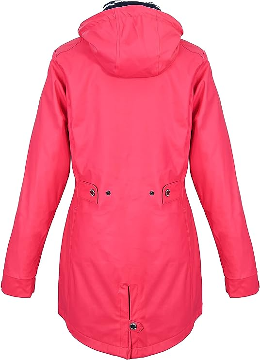 Regenliebe Ladies’ Raincoat with Striped Lining