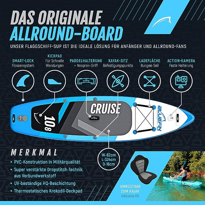 Bluefin Cruise SUP-Board-Set 