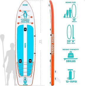 Tuxedo Sailor Stand Up Paddle Surfboard