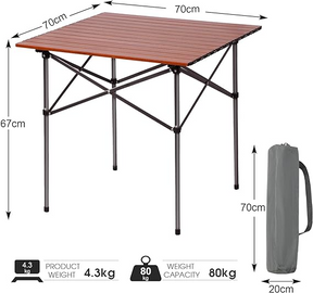 CelticPeaks Portal Campingtisch Klappbarer Campingtisch 