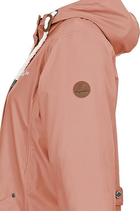 Regenliebe Ladies’ Raincoat with Striped Lining