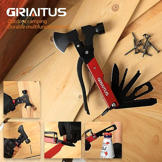 Griaitus Multifunction Tool 18-in-1, camping tool
