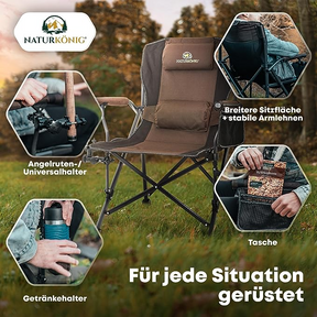 Naturkönig® Klappbarer Campingstuhl 