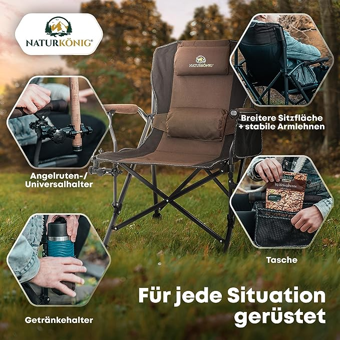 Naturkönig® Foldable Camping Chair