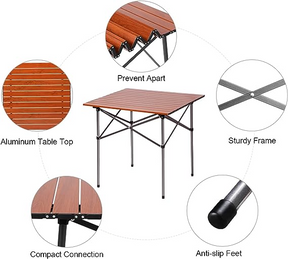 CelticPeaks Portal Campingtisch Klappbarer Campingtisch 