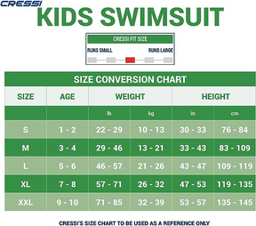 Cressi Shorty Kid Unisex Swimming Wetsuit for Children 1.5/2 mm