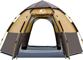 Hewolf Camping Tent, 3-4 Person Dome Tent