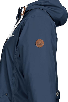 Regenliebe Ladies’ Raincoat with Striped Lining