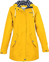 Regenliebe Ladies’ Raincoat with Striped Lining