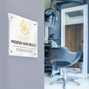 Customisable Acrylic Business Sign