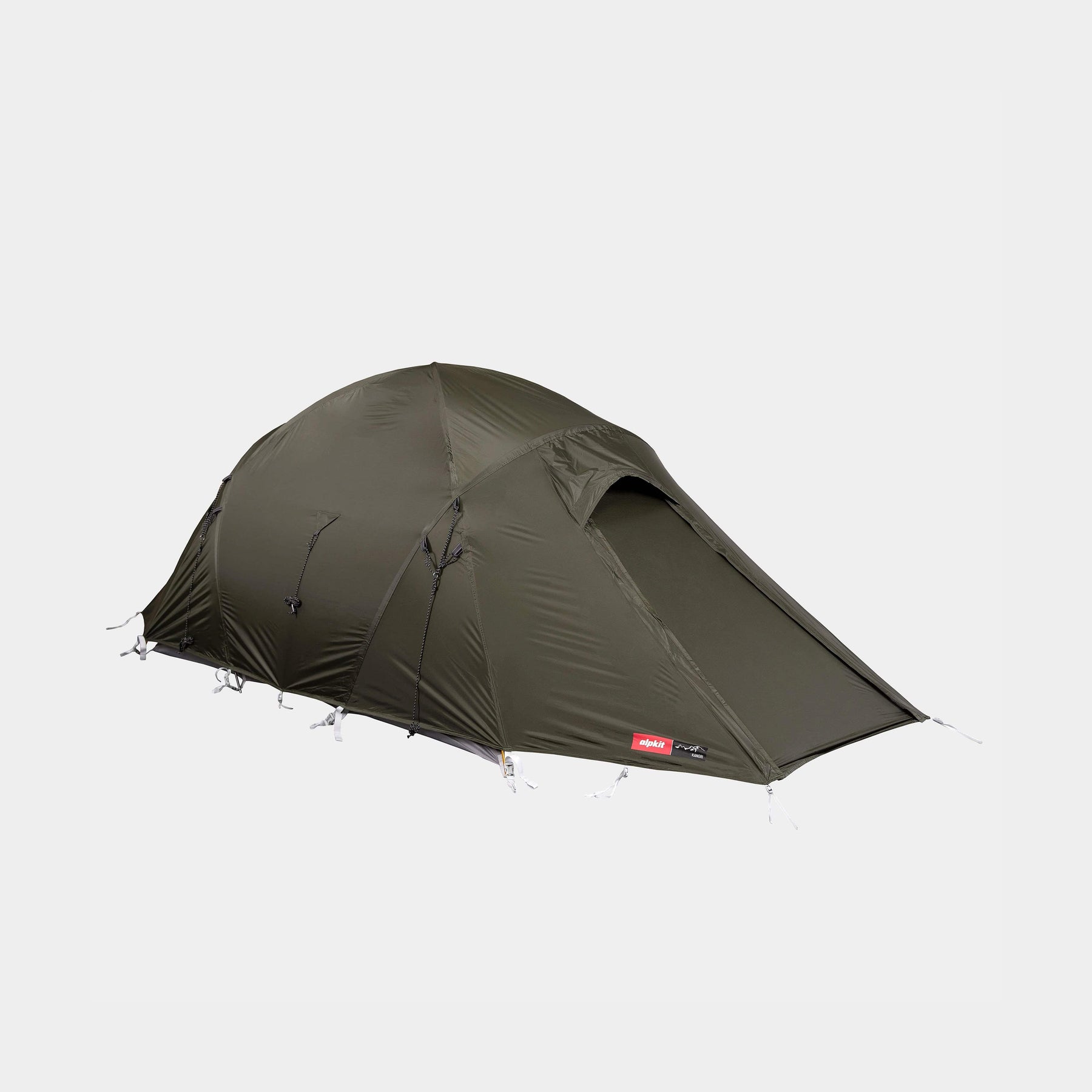 alpkit kangri mountain tent in kelp green