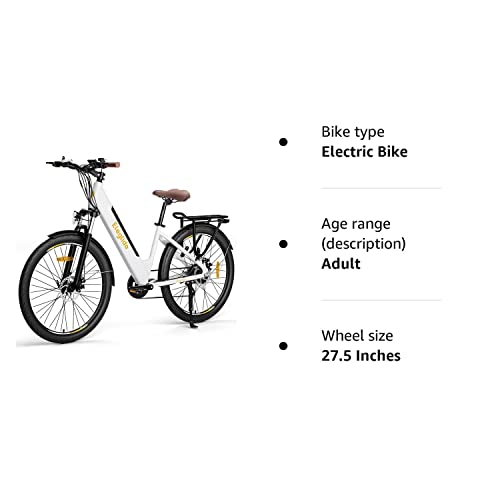 Eleglide Electric Bike, T1 Step-Thru Pedal Assist City E Bike