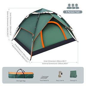 SUCIKORIO 4-Person Camping Tent