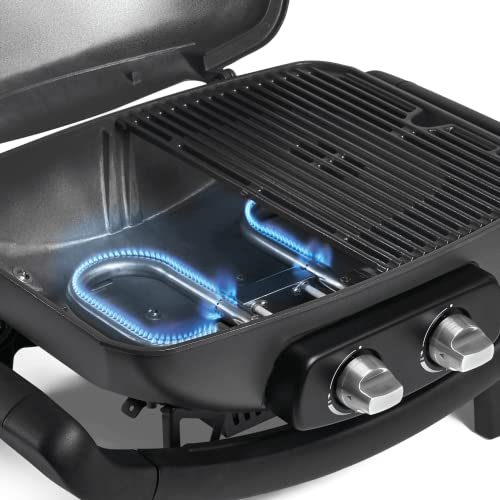 iBURNHARD Portable 2-Burner Gas Grill WAYNE with Trolley,