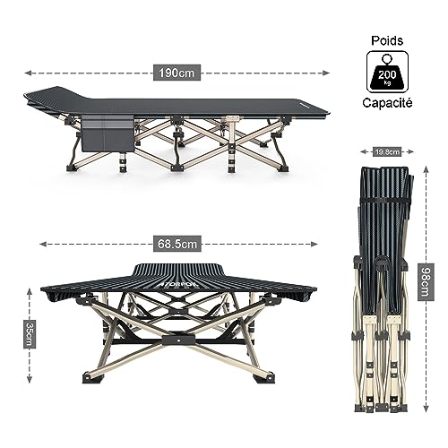 ATORPOK SHOP Sturdy Folding Camping Bed