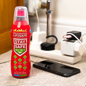 StaySafe All-in-1 Fire Extinguisher, 3-Pack