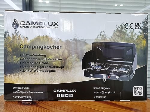 Camplux JK-8620 Portable 2 Burners
