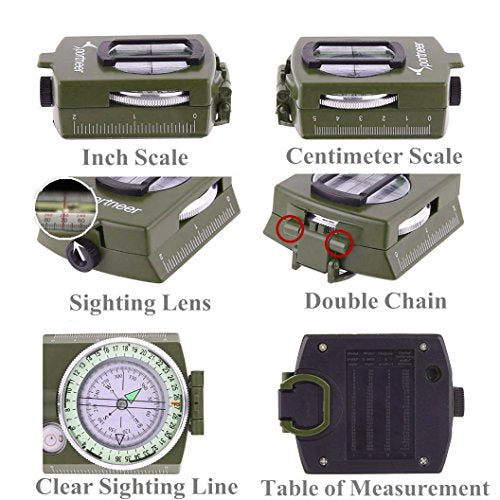 Sportneer Military March Compass