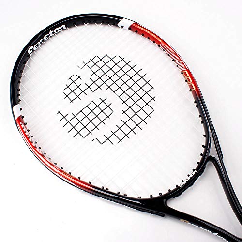 Senston Tennisschläger für Erwachsene, 68,6 cm, Tennisschläger – Tennisschläger-Set für 2 Spieler mit 3 Bällen, 2 Griffen, 2 Vibrationsdämpfern