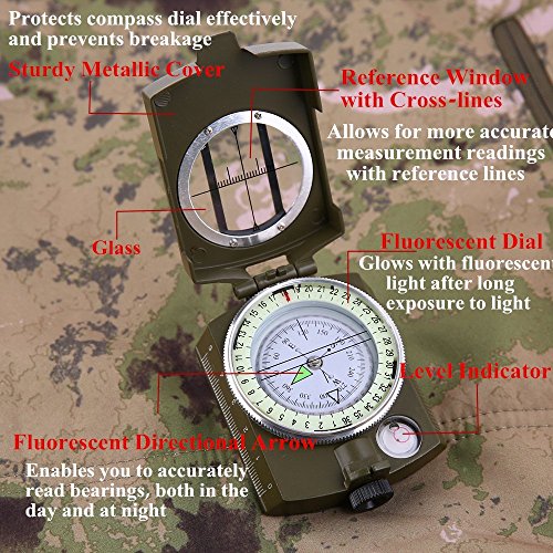 Sportneer Military March Compass