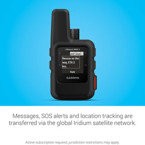 Garmin inReach Mini 2, Lightweight and Compact Satellite Communicator, Hiking Handheld, Black