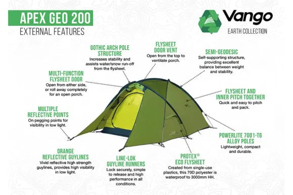 Vango Apex Geo 200